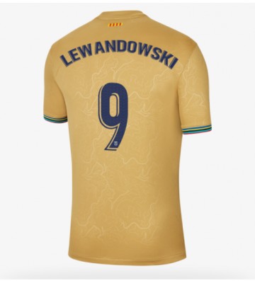 Barcelona Robert Lewandowski #9 Bortatröja 2022-23 Korta ärmar